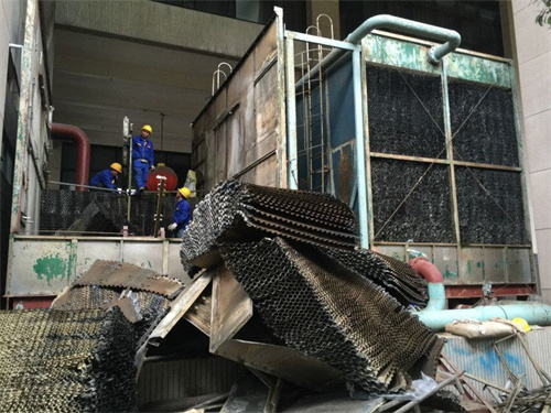 工業冷卻塔建成后需對塔體進行哪些檢驗
